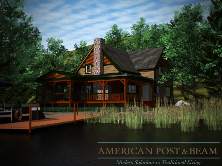 Linville Lakehouse rendering