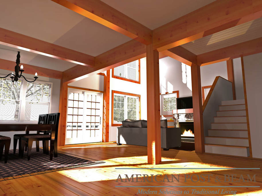 Valley Farm Cottage - interior rendering